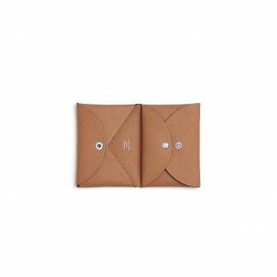 HERMES CALVI DUO COMPACT CARD HOLDER (10.5*7*1.3cm)